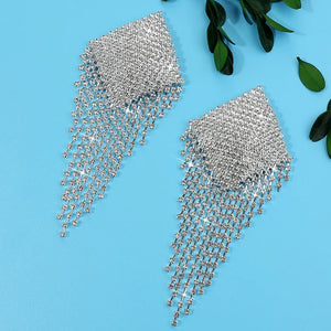 Starlust Rhinestone Tassel Pasties – Reusable Sparkle Stickers - Witty Cheeks, Rave Festival Outfit and Sexy Lingerie