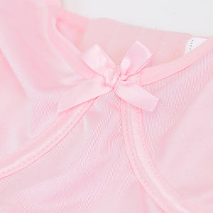 Pink Corset Lingerie Set 5-Piece Lace Dress for Boudoir & Costume - Witty Cheeks, Rave Festival Outfit and Sexy Lingerie