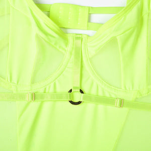 After Dark Mesh Bodysuit – Black Strappy Sheer Lingerie for Rave, Boudoir & Bold Nights - Witty Cheeks, Rave Festival Outfit and Sexy Lingerie