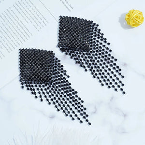 Starlust Rhinestone Tassel Pasties – Reusable Sparkle Stickers - Witty Cheeks, Rave Festival Outfit and Sexy Lingerie