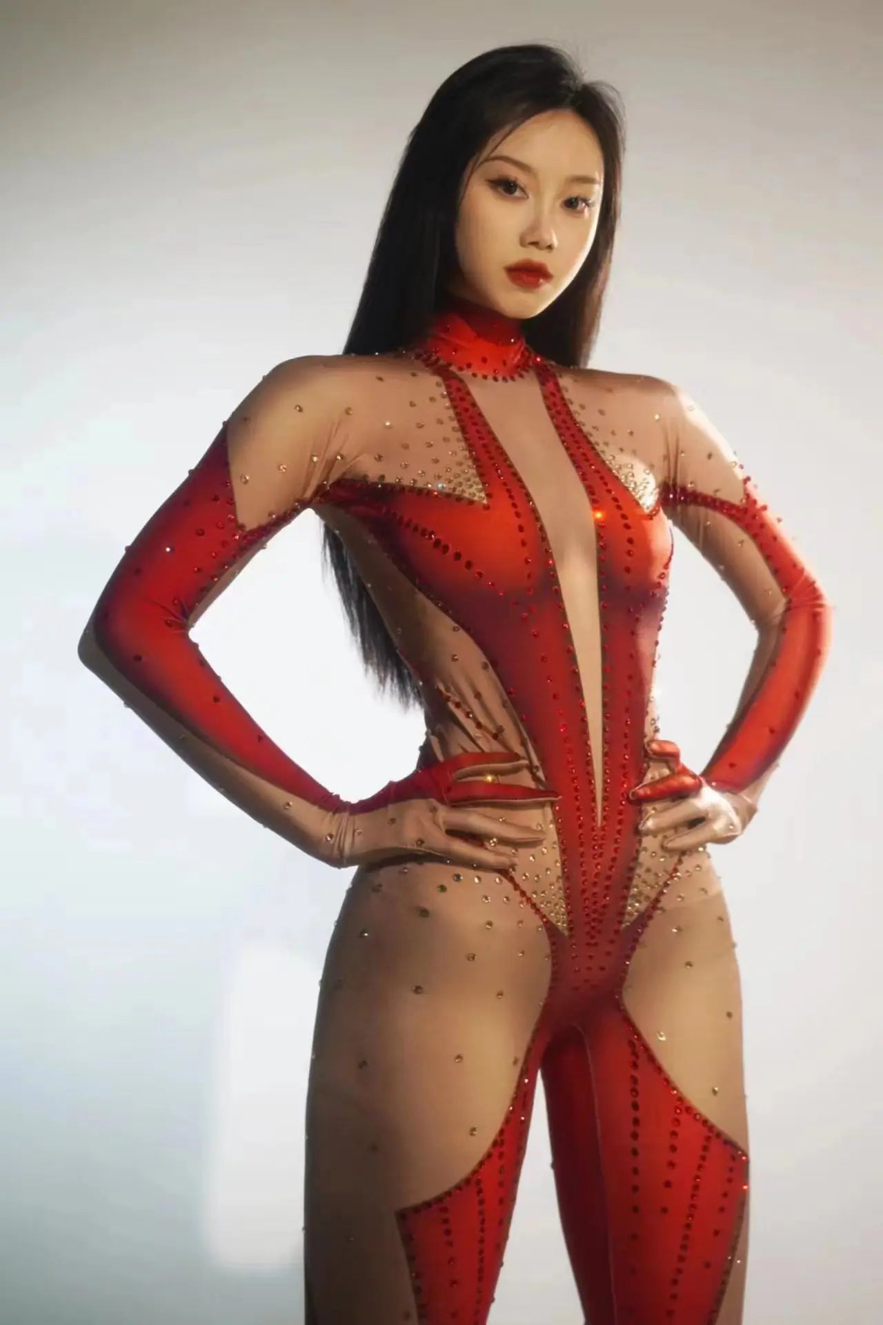Glitter Rave Outfit Jumpsuit for Sexy Festivals