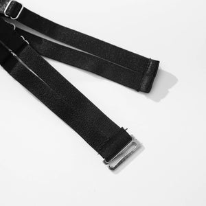 Strappy Open Bra & Garter Panty for Boudoir, Rave & Fantasy Nights - Witty Cheeks, Rave Festival Outfit and Sexy Lingerie