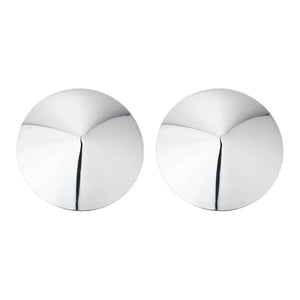 Chrome Domes Shiny Resin Nipple Covers – Reusable Adhesive Pasties - Witty Cheeks, Rave Festival Outfit and Sexy Lingerie