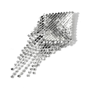 Starlust Rhinestone Tassel Pasties – Reusable Sparkle Stickers - Witty Cheeks, Rave Festival Outfit and Sexy Lingerie