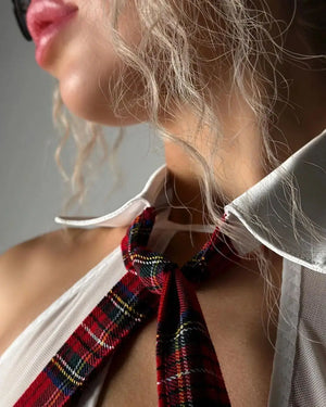 Teacher Cosplay Lingerie Set – Schoolgirl Fantasy Outfit - Witty Cheeks, Rave Festival Outfit and Sexy Lingerie