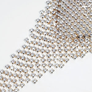 Starlust Rhinestone Tassel Pasties – Reusable Sparkle Stickers - Witty Cheeks, Rave Festival Outfit and Sexy Lingerie