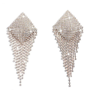 Starlust Rhinestone Tassel Pasties – Reusable Sparkle Stickers - Witty Cheeks, Rave Festival Outfit and Sexy Lingerie