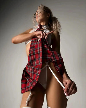 Teacher Cosplay Lingerie Set – Schoolgirl Fantasy Outfit - Witty Cheeks, Rave Festival Outfit and Sexy Lingerie