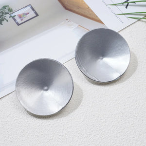 Chrome Domes Shiny Resin Nipple Covers – Reusable Adhesive Pasties - Witty Cheeks, Rave Festival Outfit and Sexy Lingerie