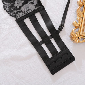 Ellolace Sexy Lingеrie Set New 2024 Halter Bra Push Up Erotic Costume Fantasy Intimate Sexy Female Complete Transparent Outfits - Witty Cheeks, Rave Festival Outfit and Sexy Lingerie