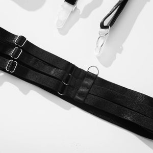 Strappy Open Bra & Garter Panty for Boudoir, Rave & Fantasy Nights - Witty Cheeks, Rave Festival Outfit and Sexy Lingerie