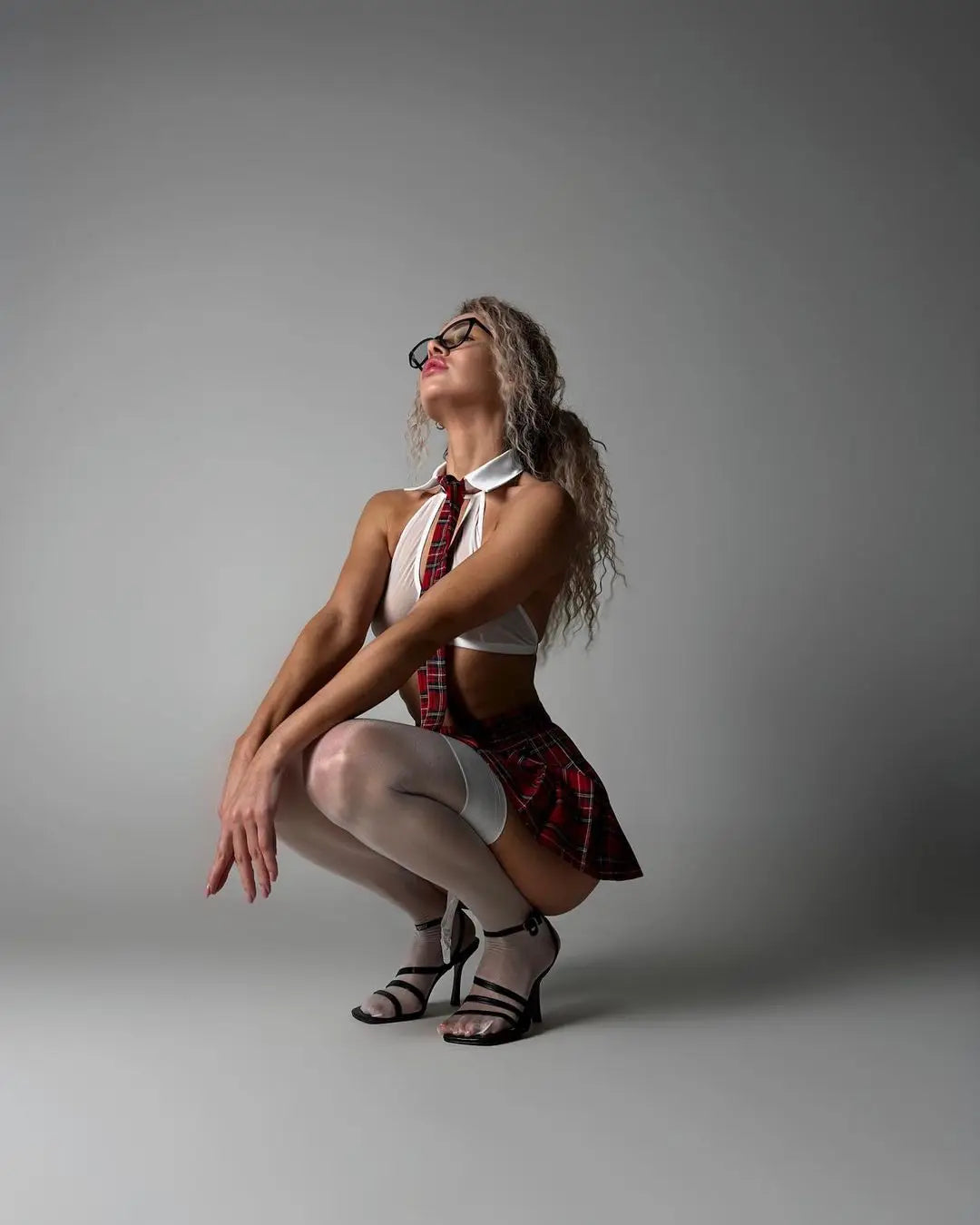 Teacher Cosplay Lingerie Set – Schoolgirl Fantasy Outfit - Witty Cheeks, Rave Festival Outfit and Sexy Lingerie